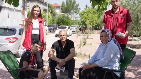 Denizli'de Gençlere ve Babalarına Destek