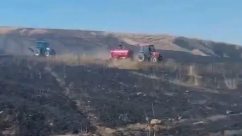 Siirt'te Biçerdöver Yangını