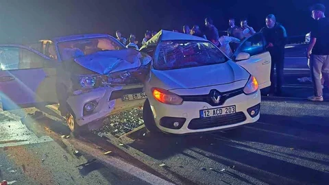 Bingöl'de Trafik Kazası: 3 Yaralı