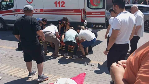 Bartın'da Motosiklet Kazası