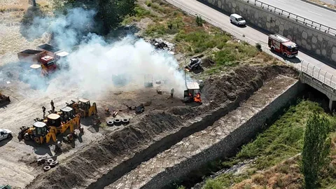 Ankara'da Konteyner Patladı