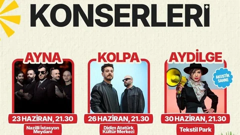 Aydın'da Yaza Merhaba Konserleri Başlıyor