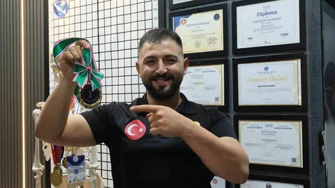 Karamanlı Terapist Japonya'da Şampiyon Oldu