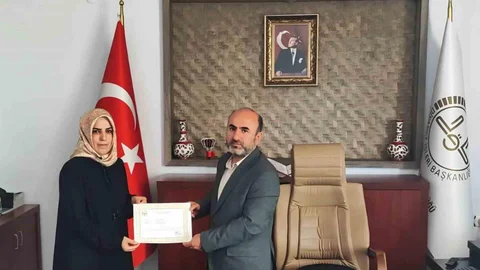 Aydıntepe Müftülüğü Personeli Ödüllendirildi