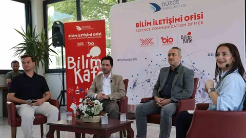 Düzce'de Bilim Kafe Etkinliği Gerçekleşti
