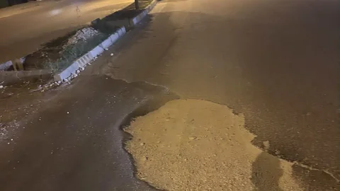 Adıyaman'da Tehlikeli Yol Çukuru