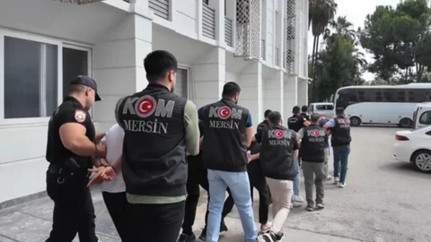 Mersin'de Suç Örgütüne Operasyon Düzenlendi