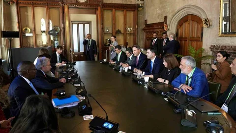 Bakanlar Londra'da BM Genel Sekreteri ile Görüştü