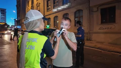 İstanbul'da Alkollü Sürücü Ceza Aldı