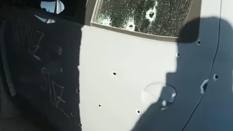 Siirt'te Park Halindeki Araç Kurşunlandı