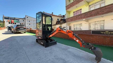 Yenice'de Mini Ekskavatör Desteği
