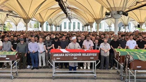 Kırıkkale'de Mühimmat Patlaması Sonrası Cenaze Töreni