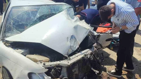 Osmaniye'de Düğün Öncesi Trafik Kazası
