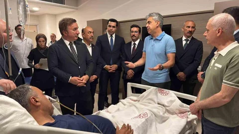 Erzincan'da Başkan Elçi'ye Ziyaret