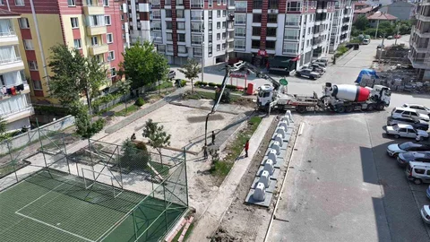 Bolu'da Çocuk Oyun Alanları Yenileniyor