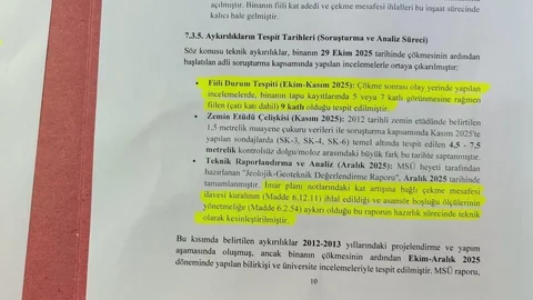 Gebze'de Çöken Binanın Raporu Savcılığa Sunuldu