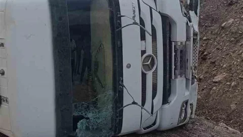 Osmaniye'de Tır Kaza Yaptı