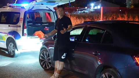 Edirne'de Alkollü Sürücü Şaşırttı