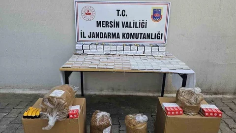 Mersin'de Kaçak Sigara Operasyonu