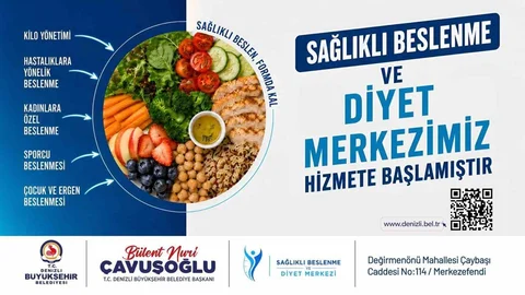 Denizli'de Ücretsiz Diyetisyen Desteği