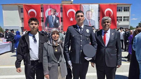 Yozgat'ta Polis Mezuniyet Töreni Coşkusu