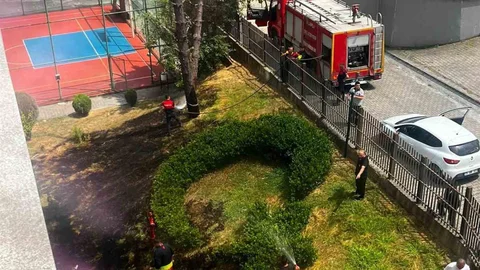 Alaplı'da Öğrenci Yurdunda Yangın Paniği