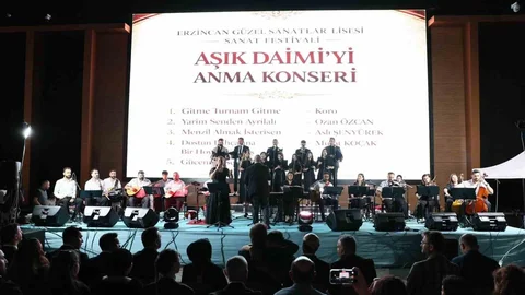 Erzincan'da Sanat Festivali Başladı