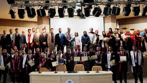 Karabük'te Filistinli Öğrenciler Mezuniyet Töreni
