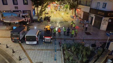 Bodrum'da Kapsamlı Temizlik Çalışmaları