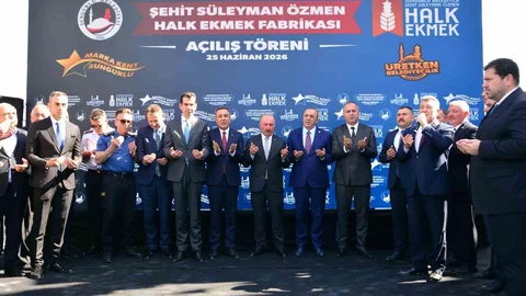 Çorum'da Halk Ekmek Fabrikası Açıldı