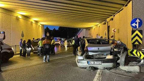 İstanbul Bakırköy'de Trafik Kazası