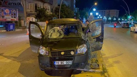 Karaman'da Belediye İşçisi Yaralandı