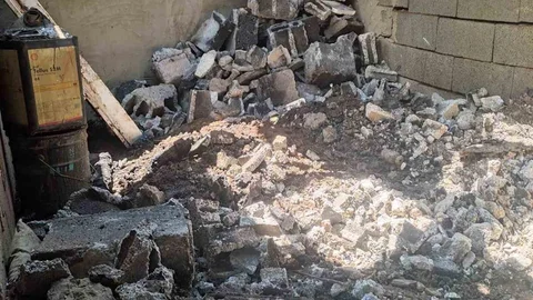 Yüksekova'da Garaj Yangını Meydana Geldi