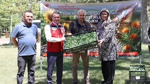 Nevşehir'de Üreticilere Fide Desteği