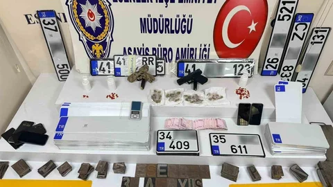 İstanbul'da Sahte Plaka Operasyonu