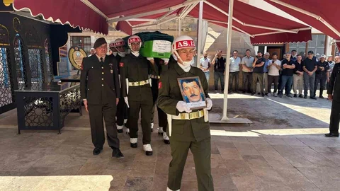 Sivas'ta Kıbrıs Gazisi Uğurlandı