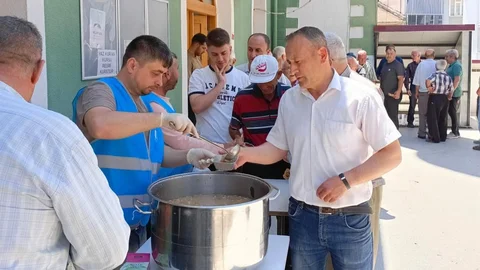 Hisarcık'ta Aşure İkramı Yapıldı