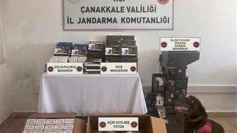 Lapseki'de Kaçakçılık Operasyonu Gerçekleştirildi