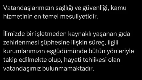 Osmaniye'de Gıda Zehirlenmesi Vakası