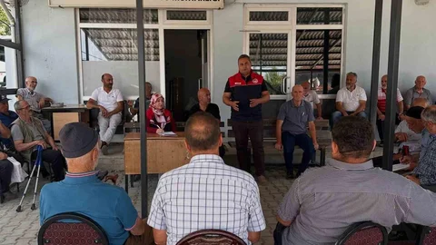 Düzce'de Çiftçilere Bilgilendirme Toplantısı