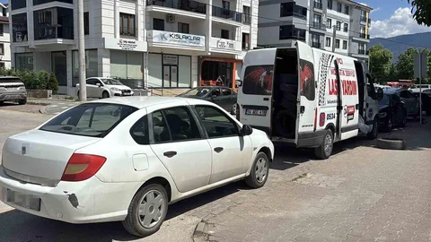 Bolu'da Lastik Patlama Olayı