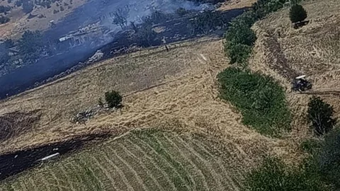 Kahramanmaraş'ta Orman Yangını Kontrol Altına Alındı