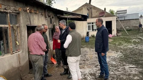 Diyadin’de Yağış Sonrası İncelemeler Yapıldı