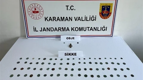 Karaman'da Tarihi Eser Operasyonu