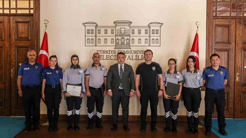Bilecik'te Özel Güvenlik Personeline Belge Verildi