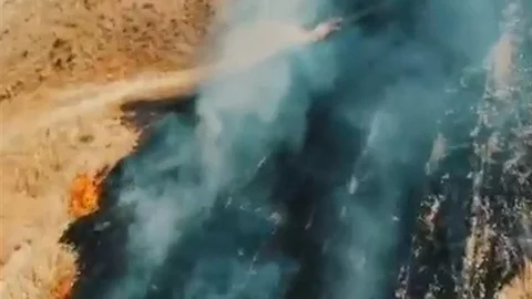 Adıyaman'da Buğday Tarlası Yangını