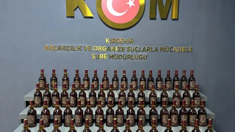 Kırşehir'de Kaçak İçki Operasyonu