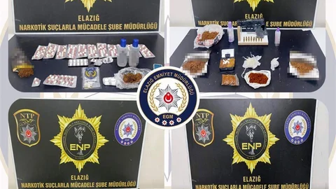 Elazığ'da Uyuşturucu Operasyonu Gerçekleşti