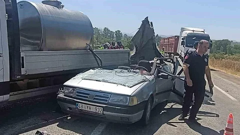 Çanakkale'de Trafik Kazası Sonucu 4 Yaralı