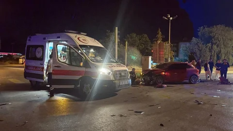 Erzincan'da Trafik Kazası